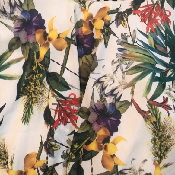 LULU’S JUNGLE DREAMS CREAM FLORAL SKATER DRESS - Picture 5 of 7